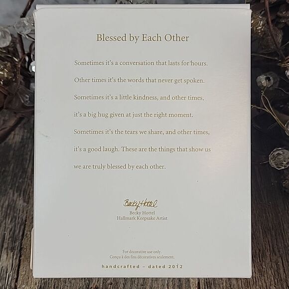 Hallmark keepsake christmas tree photo holder Set of 2 - Picture 6 of 7